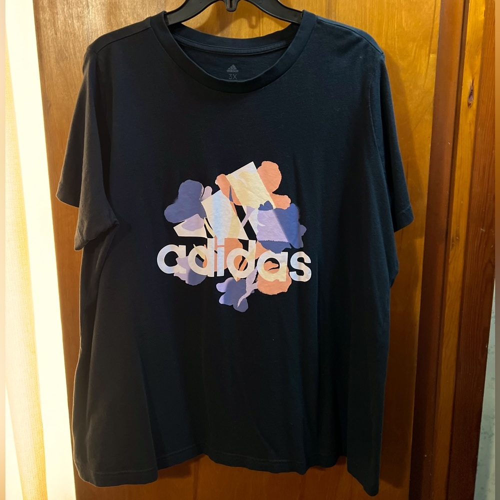 Adidas Black Graphic Tee (2x) NWOT